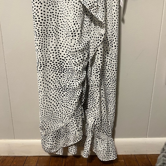Missguided Wrap Dress Animal Print Size 12 - Picture 3 of 3